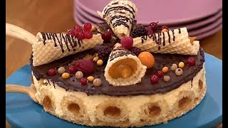 Вафельный торт в домашних условиях!
