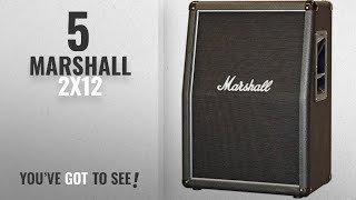 Top 5 Marshall 2X12 [2018 Best Sellers]: Marshall MX212A - 160W 2x12" Vertical Slant Cabinet