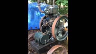 1916 R. A. Lister L 4hp stationary engine - Video 2