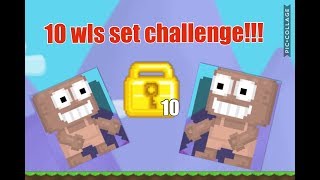 Growtopia | 10 wls set challenge