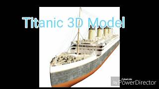 titanic 3d model