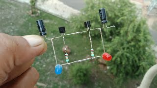 DIY TROBE LIGHTS WITH BC547 TRANSISTORS.