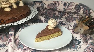 Glutenfreier Maronenkuchen I Maronentorte mit Baiser-Dekopilzen