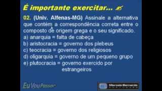 Aula 17 - Morfologia - Estrutura das Palavras Parte I