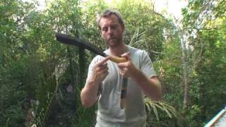 How to use a Parang Knife