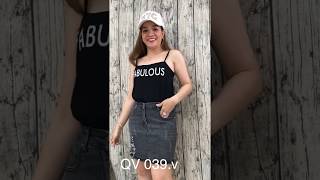 039 VN V126 Xám   Chân váy BIG SIZE Jean rách