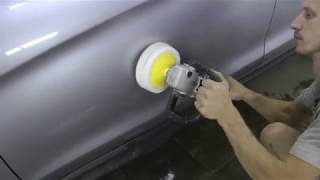 Покраска  двери серебром с помощью перехода.