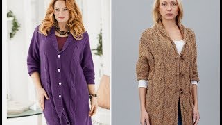 Кардиганы для Полных Спицами 2019 / Cardigans for Fullsters / Strickjacken für Vollverkäufer