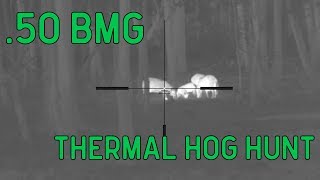 CRAZY .50 BMG Night Hog Hunt