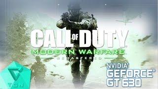 Call of Duty: Modern Warfare Remastered | Gameplay ON GT630 2GB DDR3 [HD 60FPS]