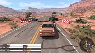 BeamNg Drive: БЛОКПОСТ- ОСТАНАВЛИВАЕМ НАРУШИТЕЛЕЙ!! [РП СИТУАЦИЯ]
