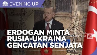 Erdogan Minta Rusia-Ukraina Gencatan Senjata Saat Berunding Di Turki