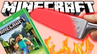 РАСКАЛЕННЫЙ НОЖ В 1000 ГРАДУСОВ (Minecraft Glowing 1000 degree KNIFE)