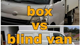 Review Daya angkut gran max blind van dan box, pilih mana?