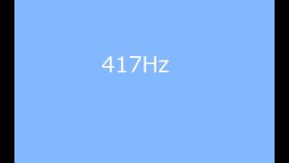 【作業用　睡眠用BGM】　ソルフェジオ周波数417Hz 困難や挫折からの回復のためのBGM　　　Solfeggio Frequency