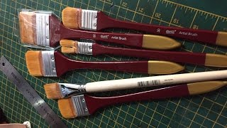 Oleg Buiko painting brushes review Part 1. Обзор кистей для живописи Олега Буйко