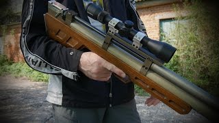 Самодельная электронная пневматическая винтовка РСР, Homemade Electronic PCP Air Sniper Rifle