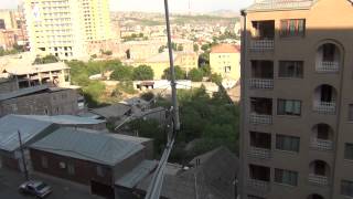 VHF/UHF antenna on balcony