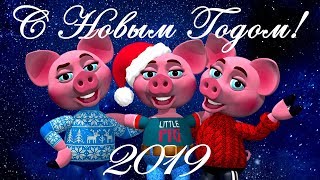 С Новым Годом Свиньи! Прикольные Поздравления С Новым Годом 2019. Год Свиньи 2019 Стихи. Свинья 2019
