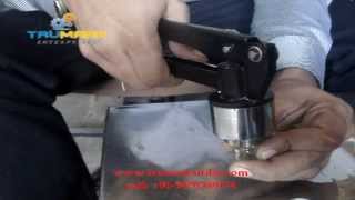 manual vial crimper for 20mm flip off cap, vial crimping for flip off seal 13mm cap