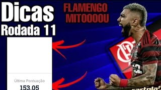 DICAS DO CARTOLA FC 2019 RODADA 11 - (ÚLTIMA PONTUAÇÃO 152.05 PONTOS)