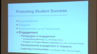 Dr. Vincent Tinto 2014 STEP Meeting Presentation