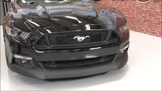 2015-2017 Mustang Classic Design Concepts Outlaw Front Chin Spoiler Textured Black
