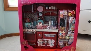 Opening/Review of Our Generation Kitchen Set!