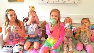 VLOG В гостях у Николь и Алисы PLAY DATE Giant LOL большой сюрприз Открываем ЛОЛ куклы и pets