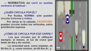 F30 CIRCULACIÓN CARRIL SENTIDO CONTRARIO A LA CIRCULACIÓN