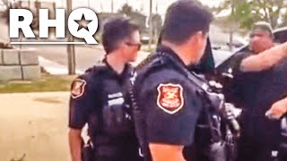 Cops Kicked Off Property In EPIC Fashion