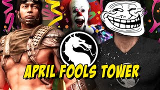 APRIL FOOLS TOWER: Mortal Combat X w/Road Warrior Takeda