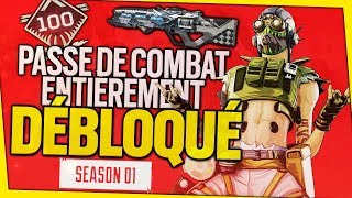 Le PASSE DE COMBAT entièrement DÉBLOQUÉ ! APEX LEGENDS