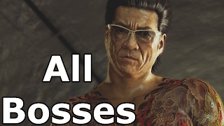 Yakuza 0 - All Bosses / All Boss Fights