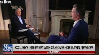 Hannity Can't Get One Over On Gavin Newsom
