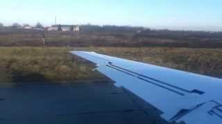 Посадка Embraer RJ145 рейсом из Киева до Ивано-Франковска