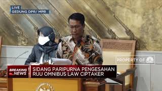 Simak! Ini Pokok Bahasan Sidang Paripurna Pengesahan RUU Ciptaker