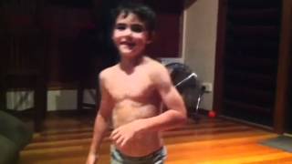 My little muscle man