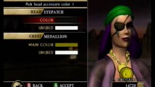 Mortal Kombat Armageddon K.A.F. Vortalya, Berzerka, She-Hulk, Buffalo Bonita. Kreate-A-Fighter
