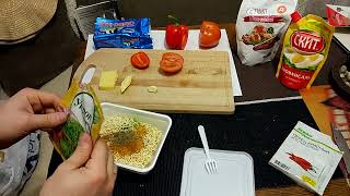 Лапша из топора, Доширак нервно курит в сторонке, shrimp sauce