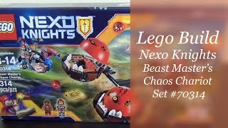 Let's Build - Lego Nexo Knights Beast Master's Chaos Chariot Set #70314