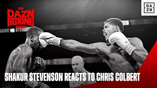 Shakur Stevenson Reacts To Chris Colbert's Comments