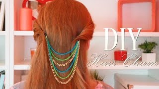 DIY:ЗАКОЛКА ДЛЯ ВОЛОС ИЗ ЦЕПОЧКИ от MakeUpKaty ♥