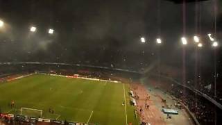 Festeggiamenti Napoli-Manchester