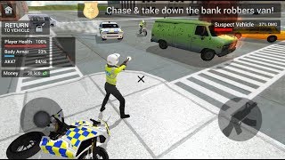Police Car Driving: Motorbike Riding - Police Officer Simulator