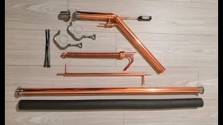Колонна  с холодильником Димрота.  Домашний алкоголь 3 ч .