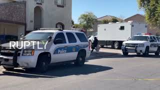 USA: Police on scene after 9 officers injured in Phoenix shootout