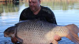 New World Record Common Carp! 91lb - Rainbow Lake - November 2012