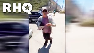 Santa Barbara "Karen" Explodes In RACIST Meltdown