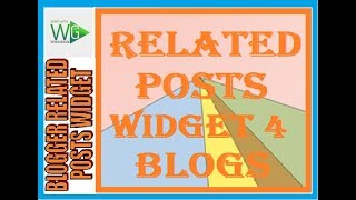 How to create related posts widget in blog template ब्लॉग टेम्पलेट में रिलेटेड पोस्ट विजेटकैसे बनाएं